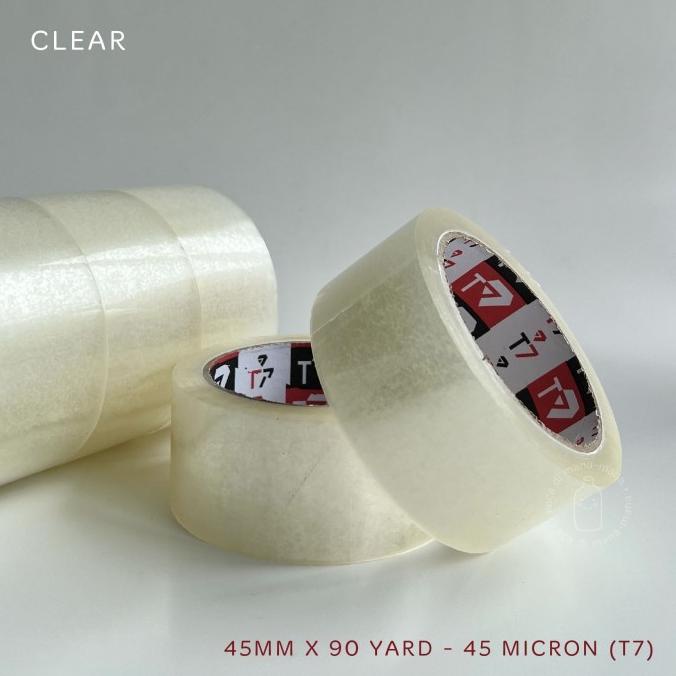 

1 DUS - Lakban bening 45mm x 90 yard 45micron -T7- kualitas Daimaru