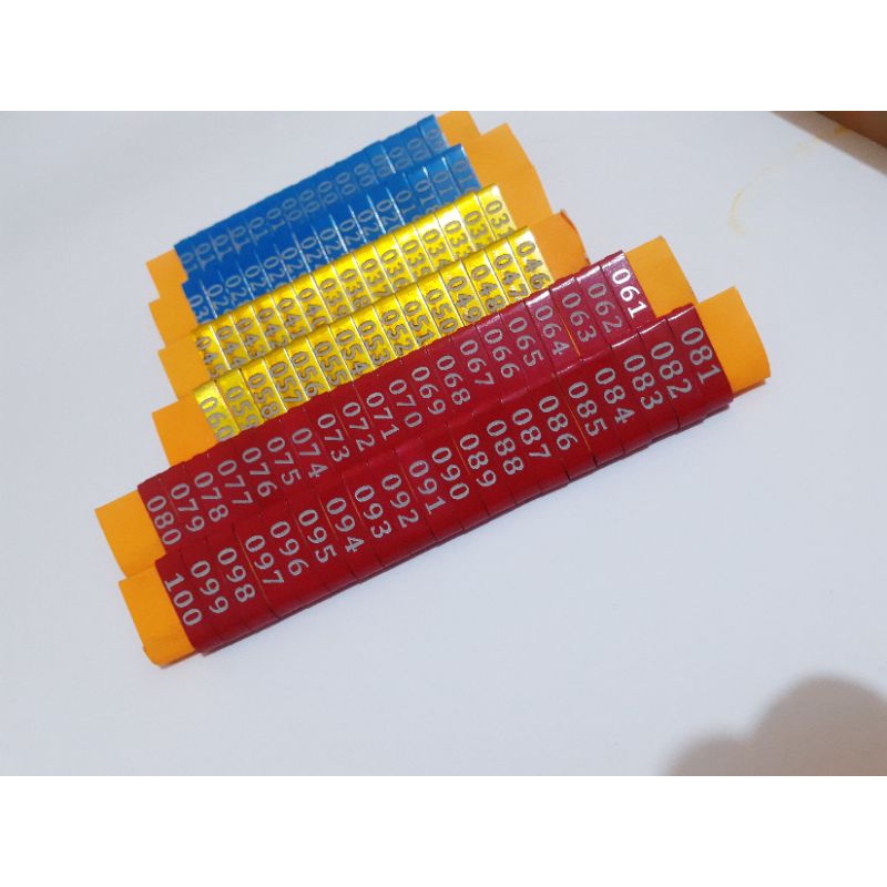 wing band import aluminium anti karat isi 10 bj segel ayam wing band ayam