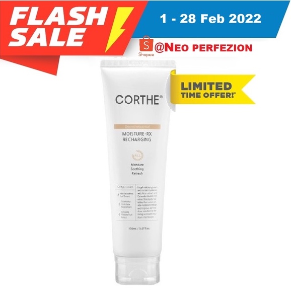 Corthe Dermo Moisture RX Recharging 150ml Moisturiser Krim Face Cream Pelembab Wajah-2