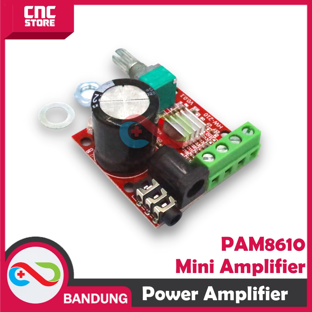 PAM8610 MINI AMPLIFIER BOARD TDA2030 12V 10W PURE CLASS D STEREO AMPLIFIER