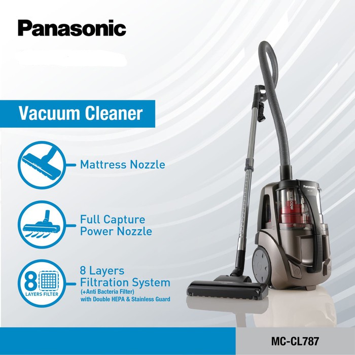Jual Panasonic Vacuum Bagless Filter HEPA Ganda 8 lapis MCCL787T