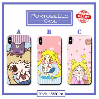 [SILIKON]Pink Sailor Moon n Cat Casing OPPO VIVO XIAOMI