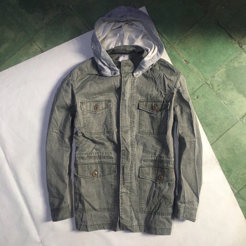 jaket semi parka sevenday sunday-pria/cowok-bekas/second originl-size L slim