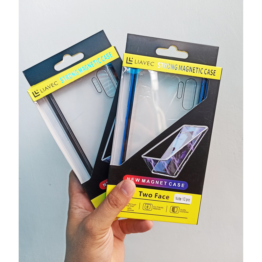 Samsung Galaxy Note 10/Note 10 PRO Case Magnetic 360 FULL GLASS Depan dan Belakang