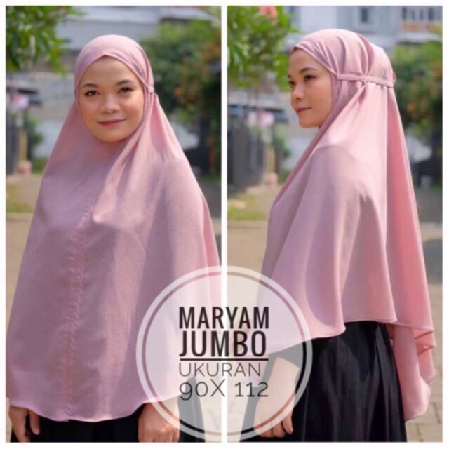 Alny Hijab - Bergo Hannah Maryam Jumbo Diamond Bergo Maryam Jumbo Tali Terbaru Bergo