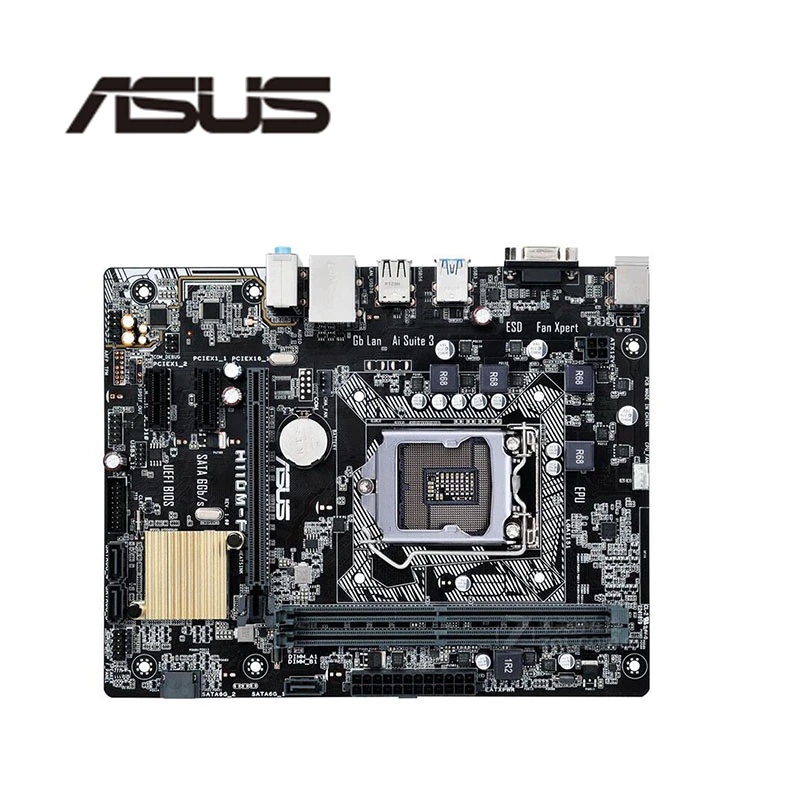 ASUS H110M-K (LGA1151, H110, DDR4, USB3.0, SATA3)