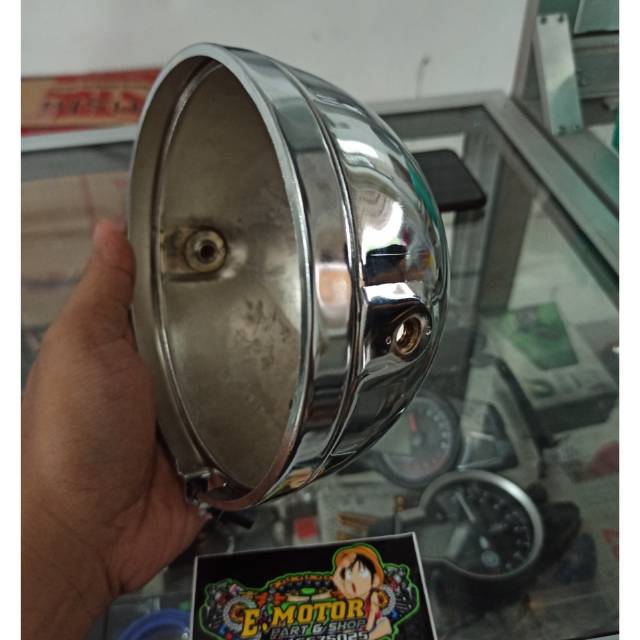 Batok Lampu L2g Press Chrome Shopee Indonesia