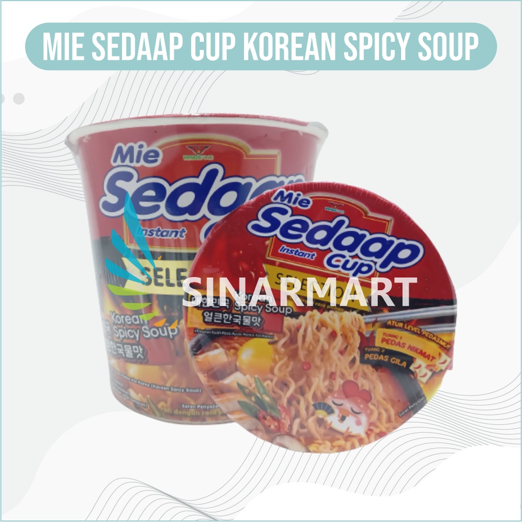 

MIE SEDAAP KOREA SPICY SOUP CUP
