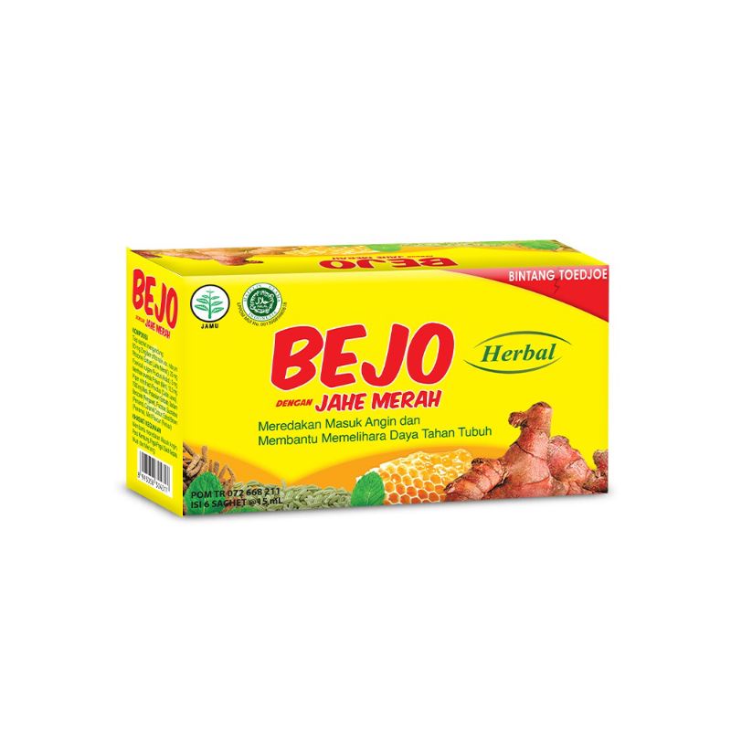 

BINTANG TOEDJOE BEJO JAHE MERAH 12 SACHET/BOX