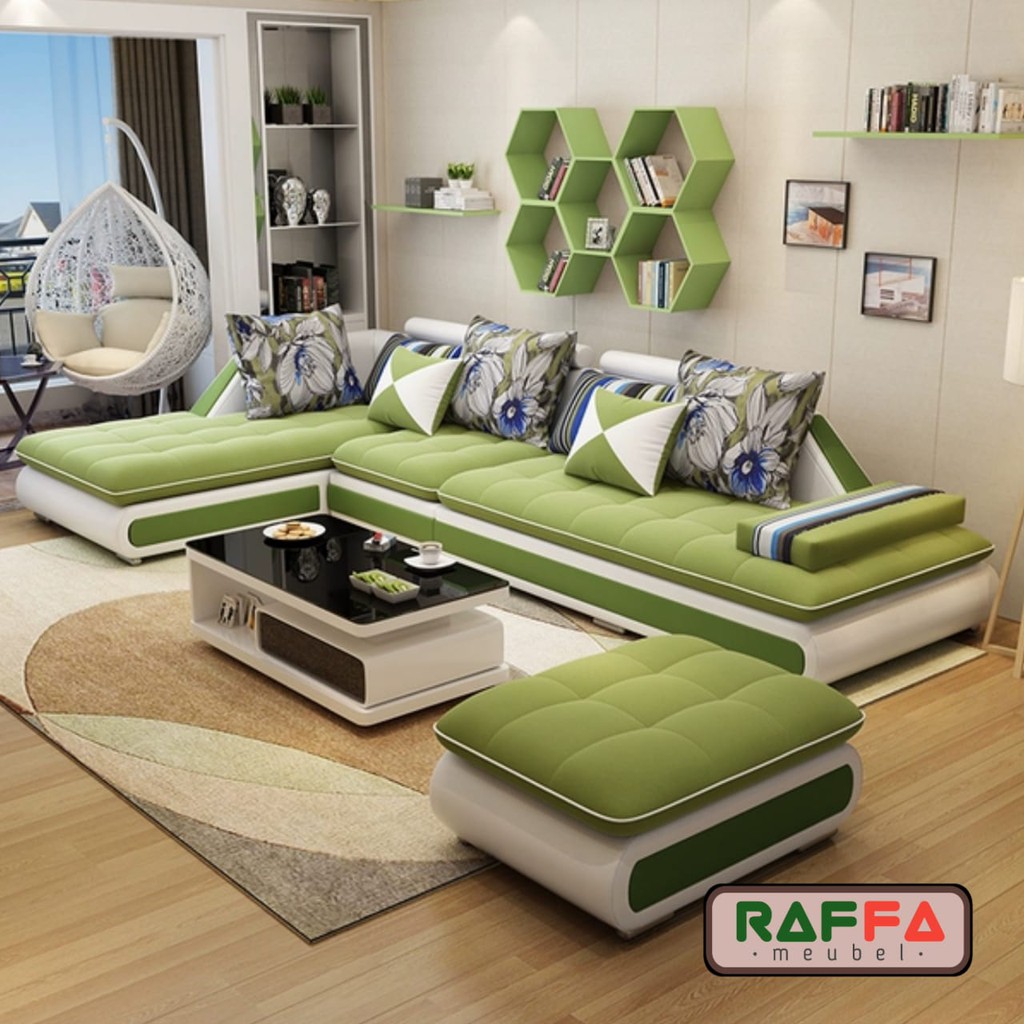 L16 RAFFA MEUBEL - Sofa Ruang Tamu - Ruang Keluarga - Sofa Minimalis L - Sofa Modern - Kursi Sofa