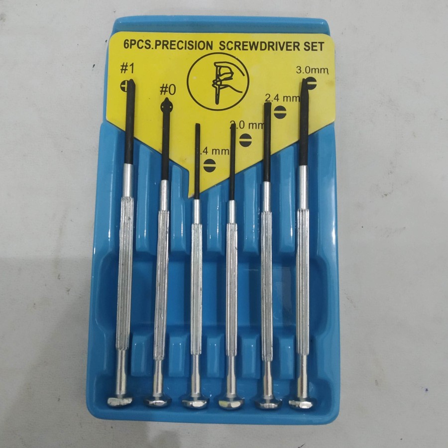 Obeng jam set kecil mini Precision Screwdriver set 6pcs