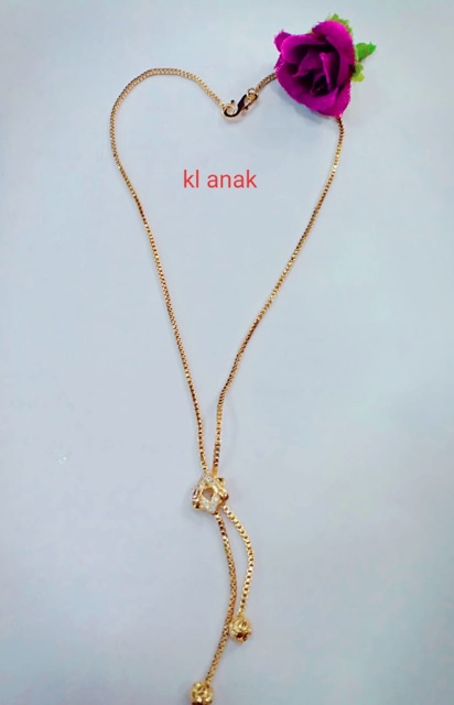 Kalung lapis emas anak jurai