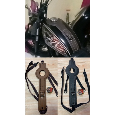 list tas tangki bag motor klasik custom japstyle triumph bratstyle chopper cb100 kulit