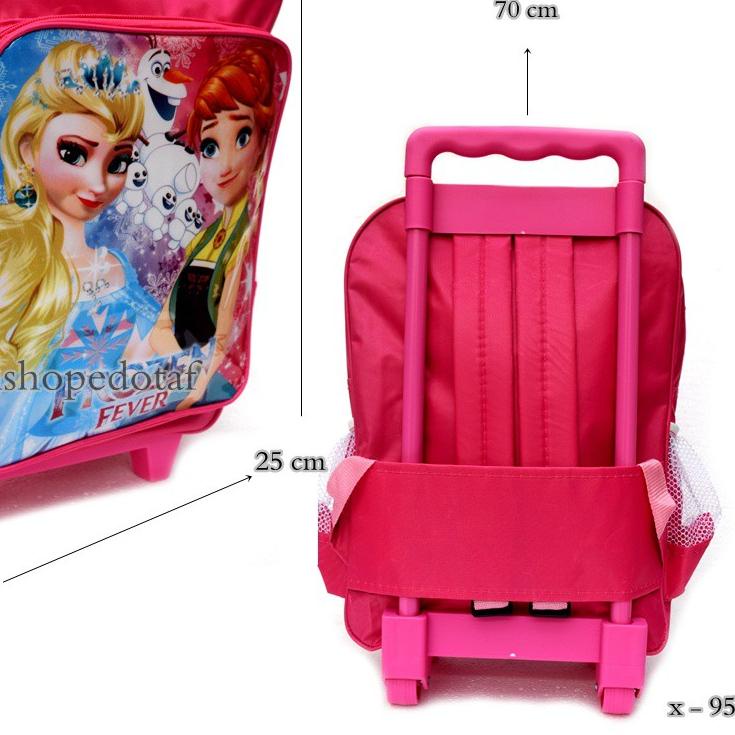 ❅ Promo tas koper anak / ransel roda frozen ➫