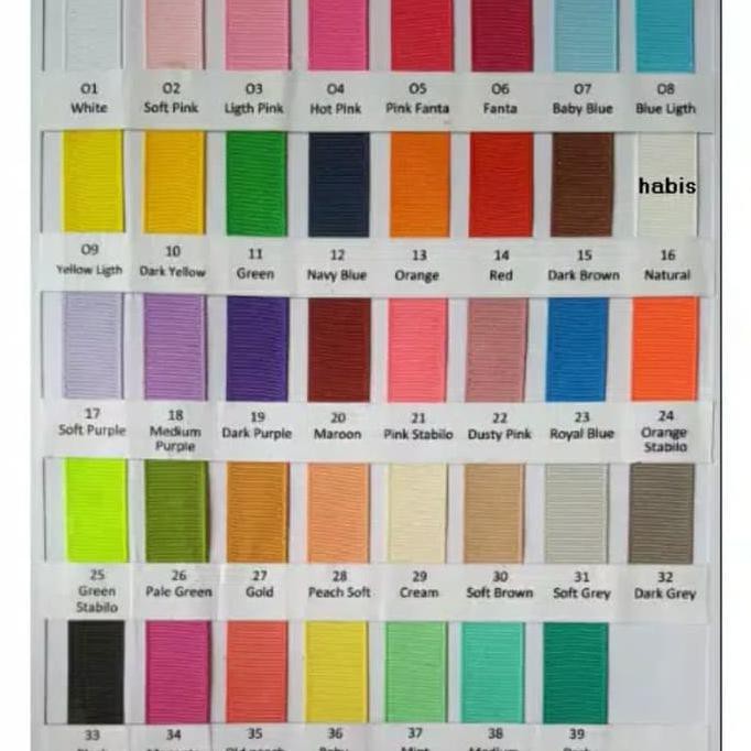 

PITA GROSGRAIN POLOS IMPORT 3/8" (1CM) 100 YARD