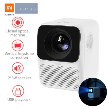 Xiaomi Wanbo T2 Max Projector Android HD 1080P 4K 16GB