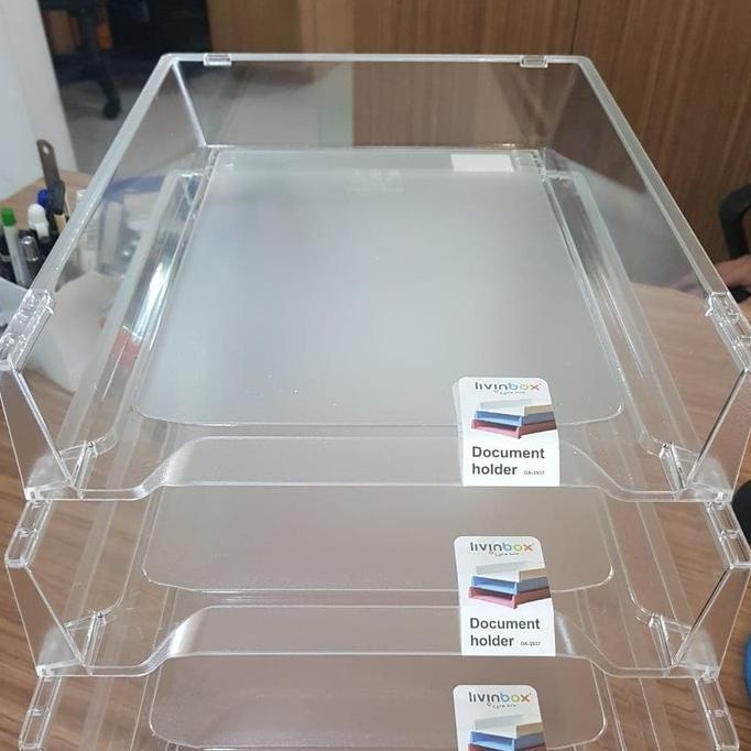 

Rak File Susun Oa-2937 Shuter Letter Tray (Transparent White) Terlaris