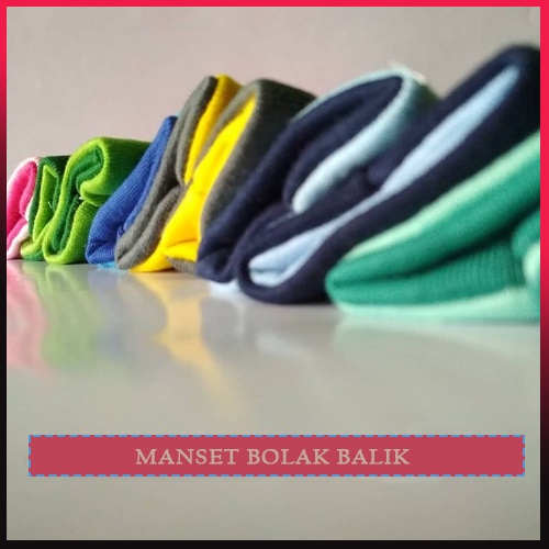 ADWARA HIJAB Manset Tangan Bolak Balik Bahan Kaos Rib Premium / Manset Bolbal Muslimah Original Berkualitas