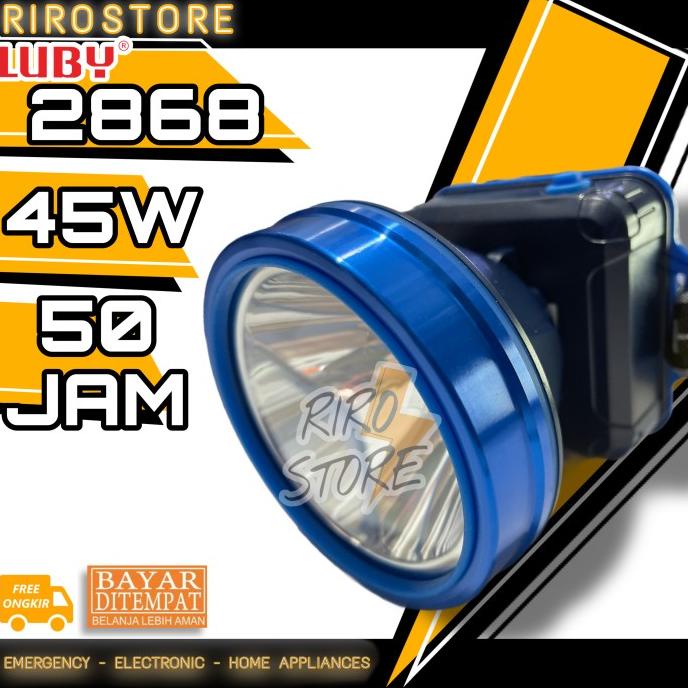 Senter Kepala LUBY 45 watt / LUBY 2868 / L2868 / L-2868