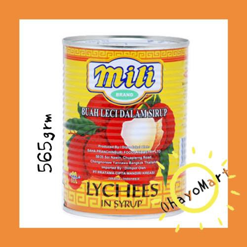Mili Leci/ Mili Lychee / buah leci/ leci kaleng 565g