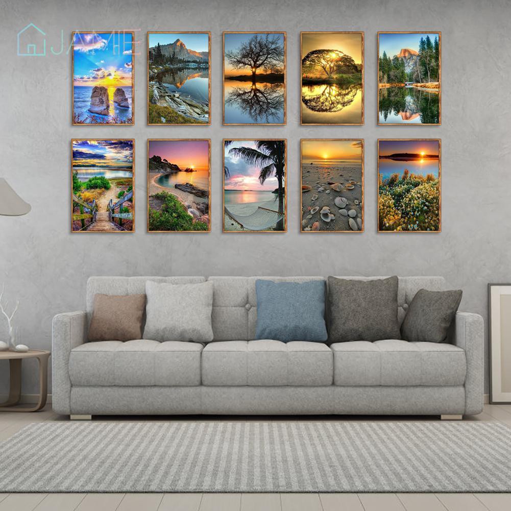 Lukisan Diamond 5d Gambar Pemandangan Untuk Dekorasi Rumah