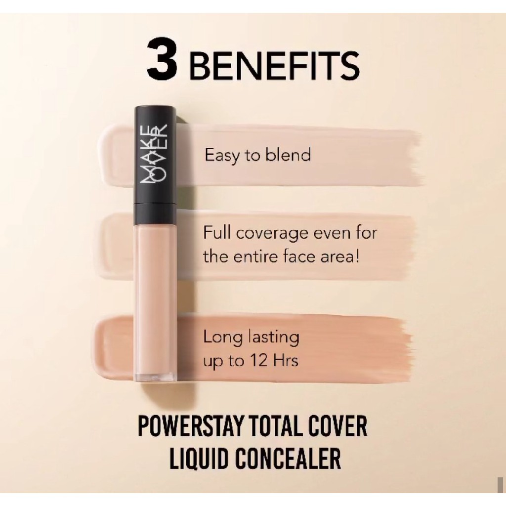 Make Over Powerstay Total Cover Liquid Concealer 6.5gr