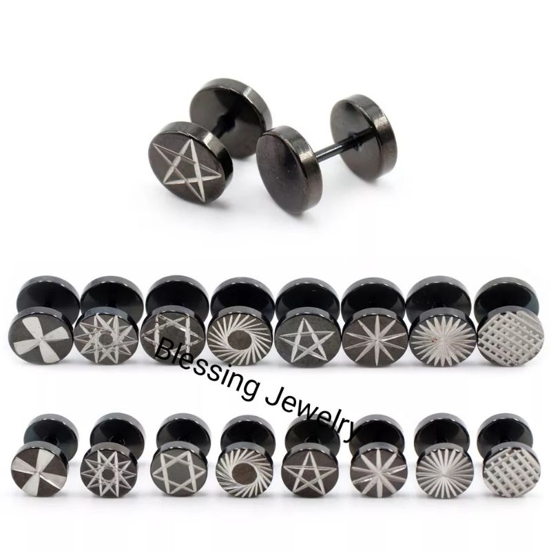 Anting Roda Fashion Titanium Harga Satu Buah/1Pcs  Pria dan Wanita