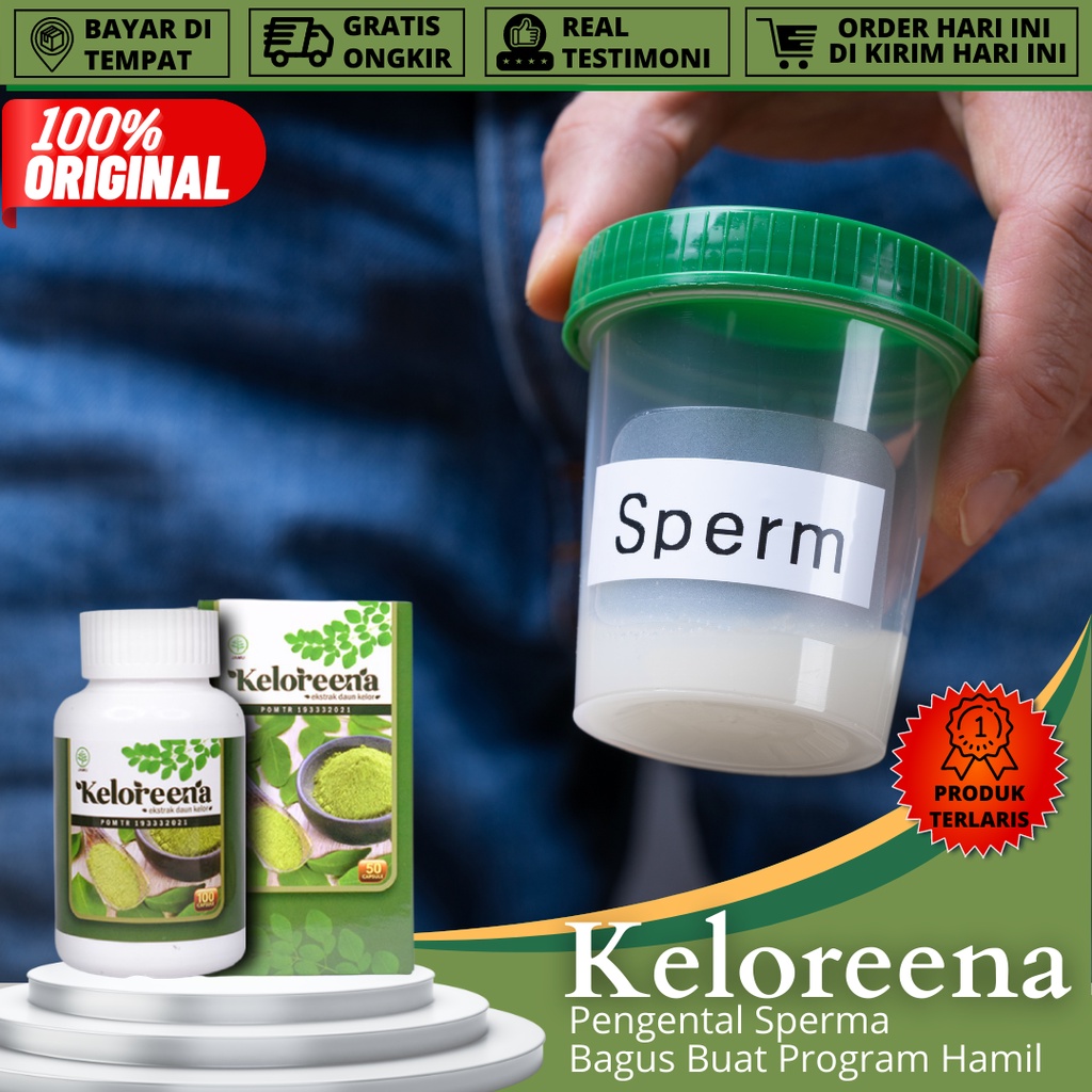 Keloreena Original Pengental Sperma, Pengental Sperma,  Obat Sperma Encer Buat Program Hamil, Penyub