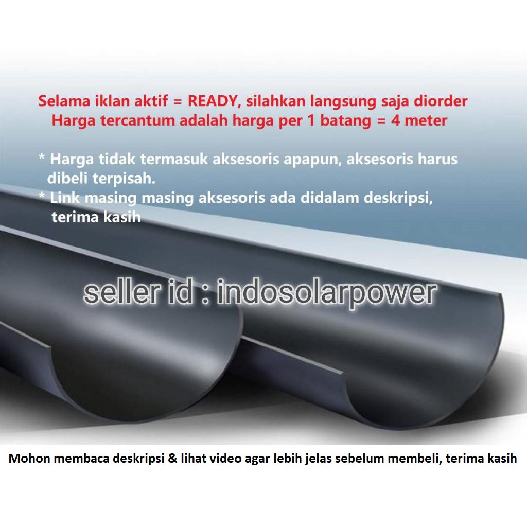 LANGGENG 8 TALANG  Air  PVC  8 Inch  4  meter 4m setengah  1 2 