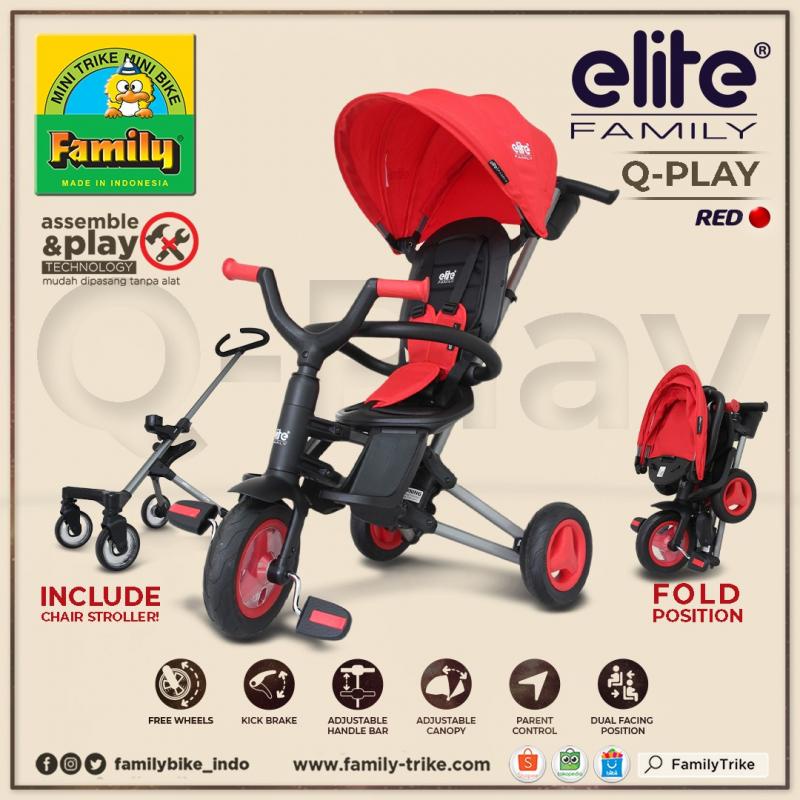 Sepeda Anak Family Elite Q Play Tricycle 5 in 1