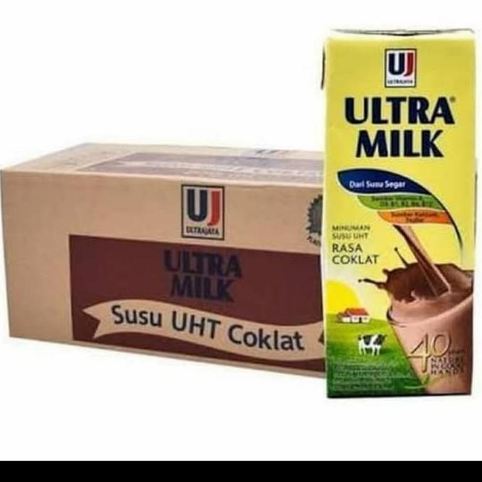 

READY COD susu uht ultra milk 250 ml 24 pcs 1 dus - Coklat