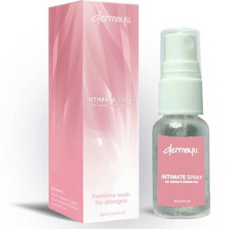 [ORI] DERMAYU INTIMATE SPRAY 20ML PERAPAT &amp; PENGENCANG MISS V BPOM BAHAN NATURAL &amp; AMAN DIGUNAKAN