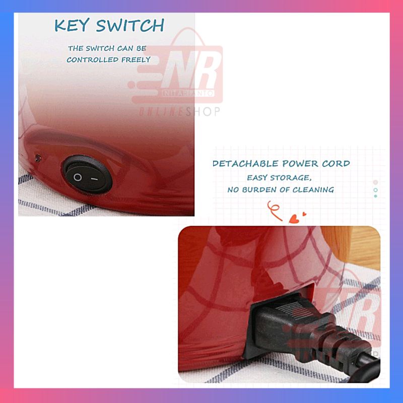 Panci Listrik GSF G-4718  / Panci elektrik anti lengket / Panci goreng listrik / Panci kukus listrik / Panci serbaguna listrik / Panci listrik anti lengket