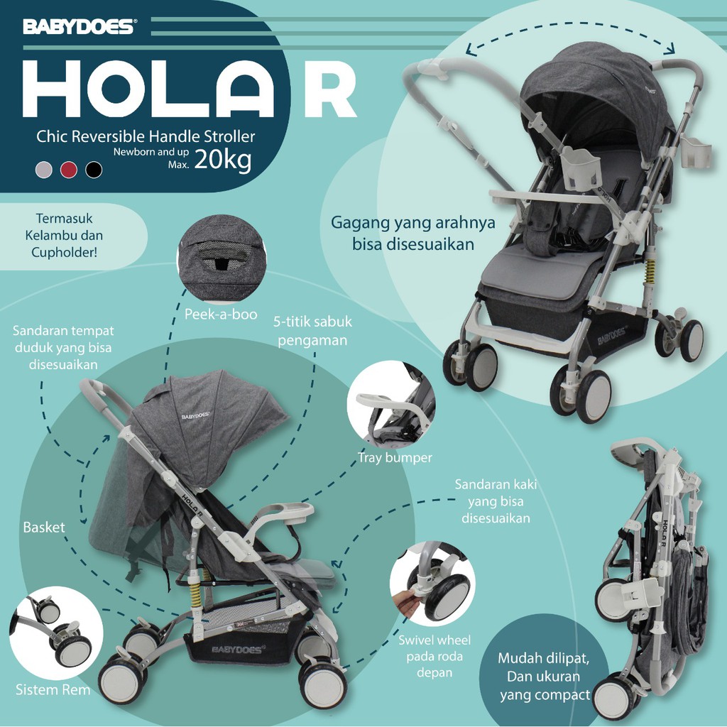 Harga Stroller Lipat Terbaik Perlengkapan Travelling Bayi Ibu Bayi Mei 2021 Shopee Indonesia