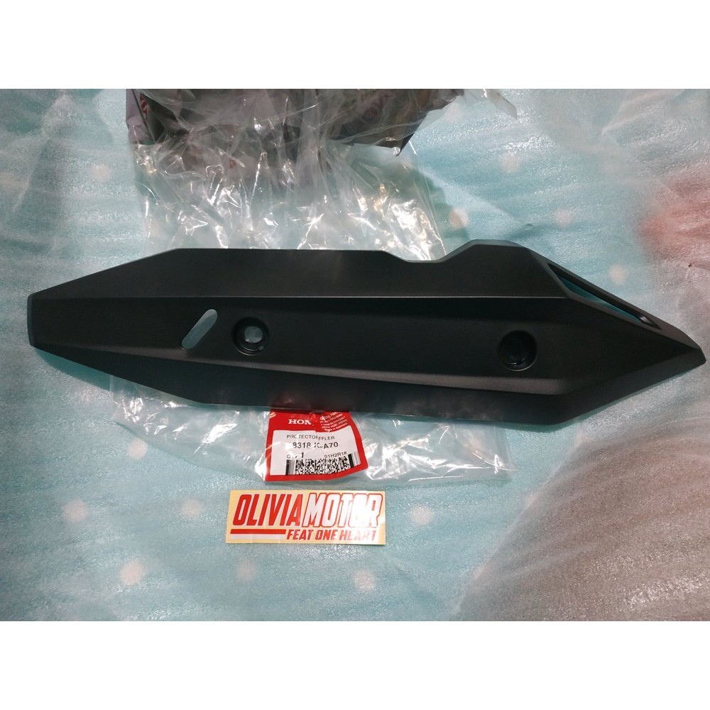 cover knalpot new vario 150 original