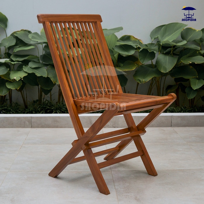 Kursi Kayu - Kursi Lipat Kayu Jati Cafe Minimalis