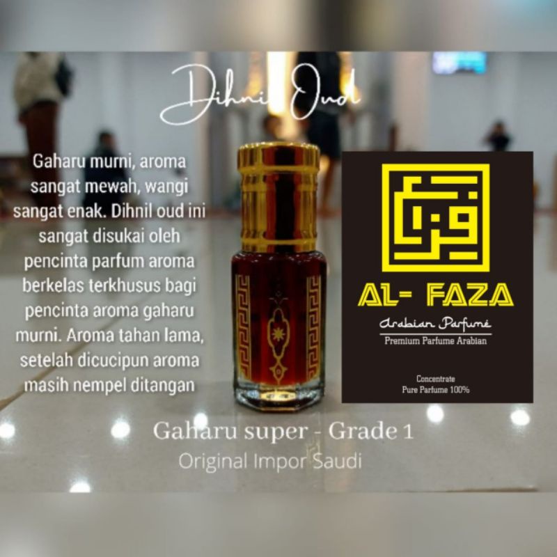 ALFAZA PARFUM DIHNIL OUD / GAHRU SUPER CONSENTRAT MURNI