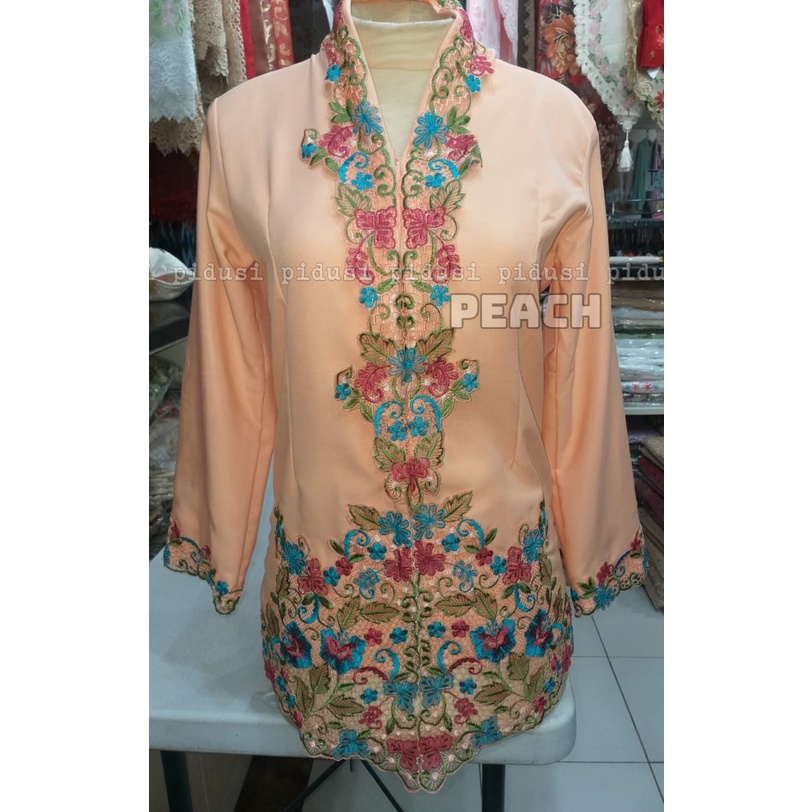 KEBAYA ENCIM BORDIR KOMBINASI WARNA/KEBAYA ENCIM LENGAN PANJANG