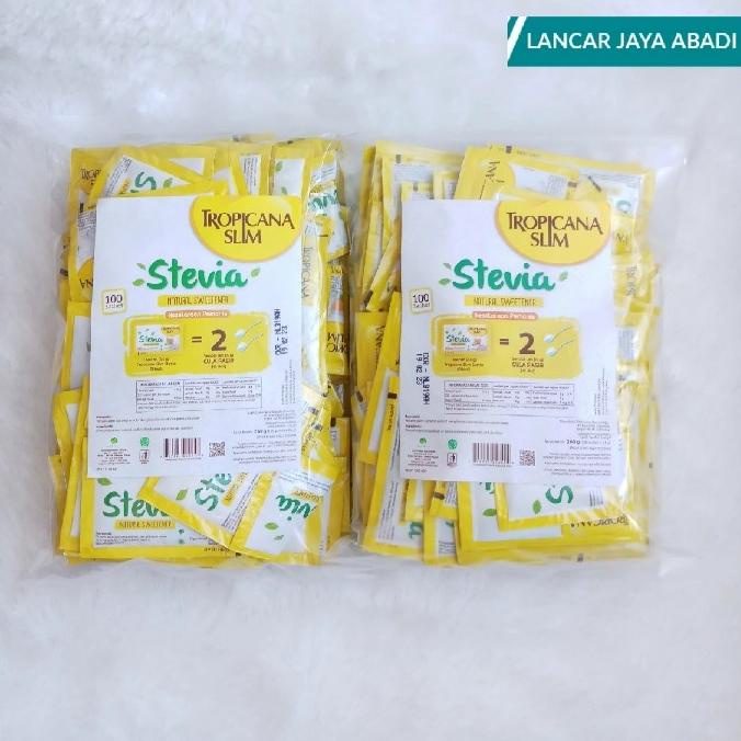 

gula tropicana slim stevia 100 sachet