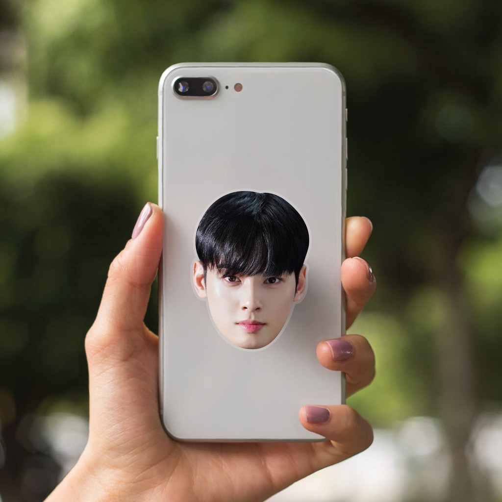 Griptok Cha Eun Woo Lee Su Ho Suho True Beauty Pop Stand Socket HP Merchandise Kdrama Aktor Korea