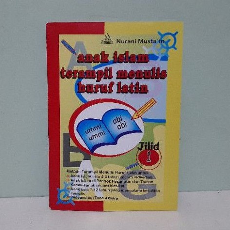 Buku Anak Islam Terampil Menulis Huruf Latin AITM Per Jilid 1-4