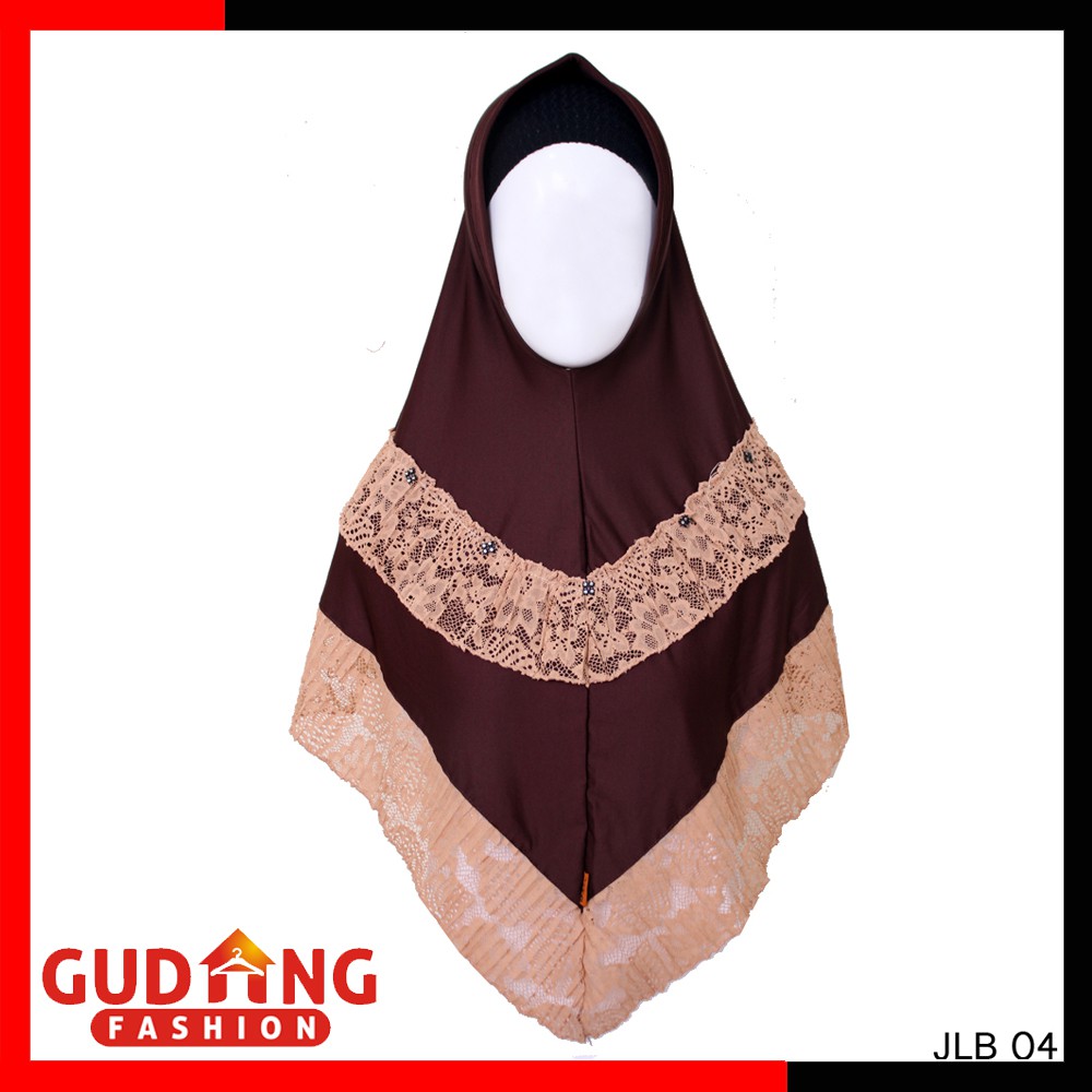 Jilbab Brokat Cantik - JLB 04