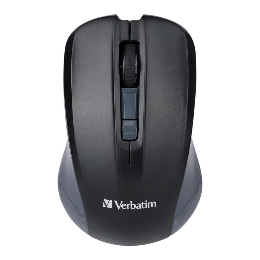 Mouse Verbatim Wireless Optical 1600DPI - Black Grey (66629)