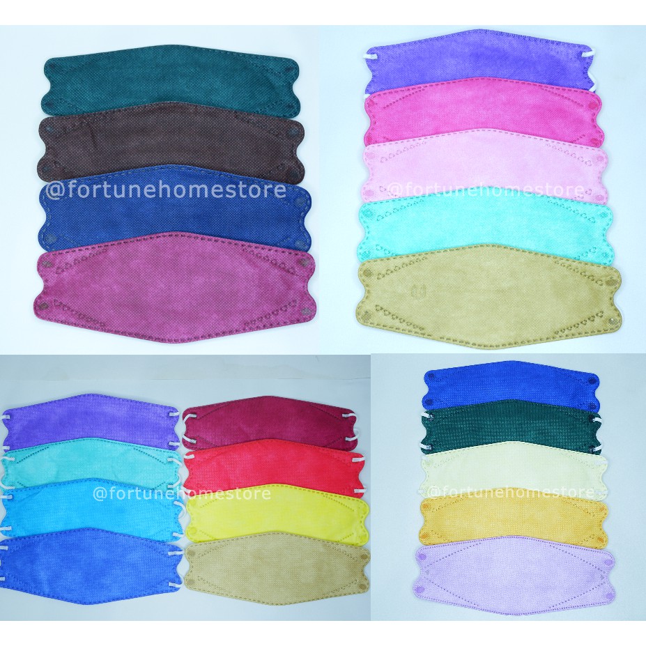 Masker KF94 Evo JSP mask Mouson Plusmed Wemask Warna warni / Masker sekali pakai 3 ply 4 ply