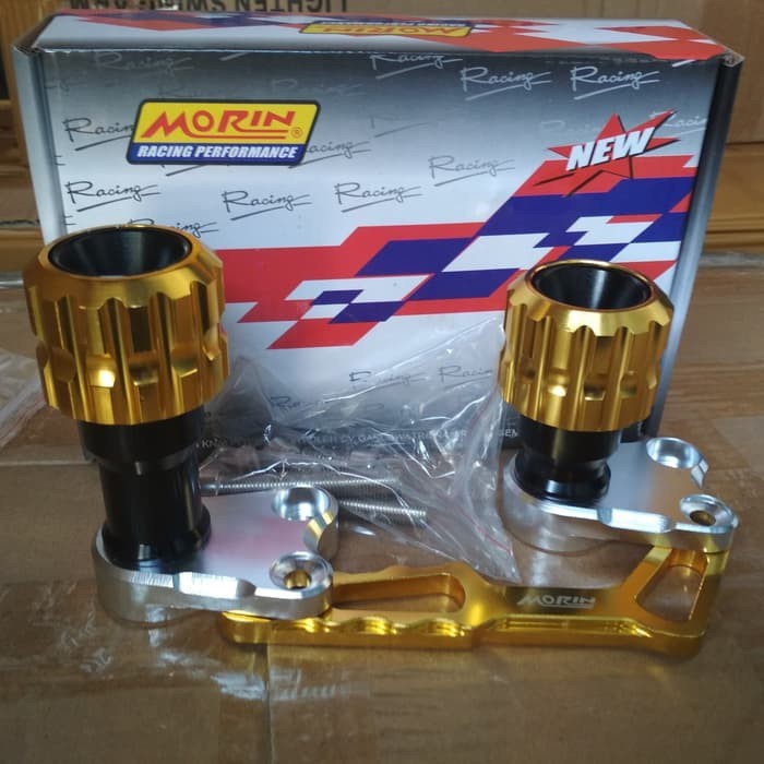 Slider Jalu Penahan Pelindung Knalpot Morin Nmax Aerox 155 PCX 150 Lokal
