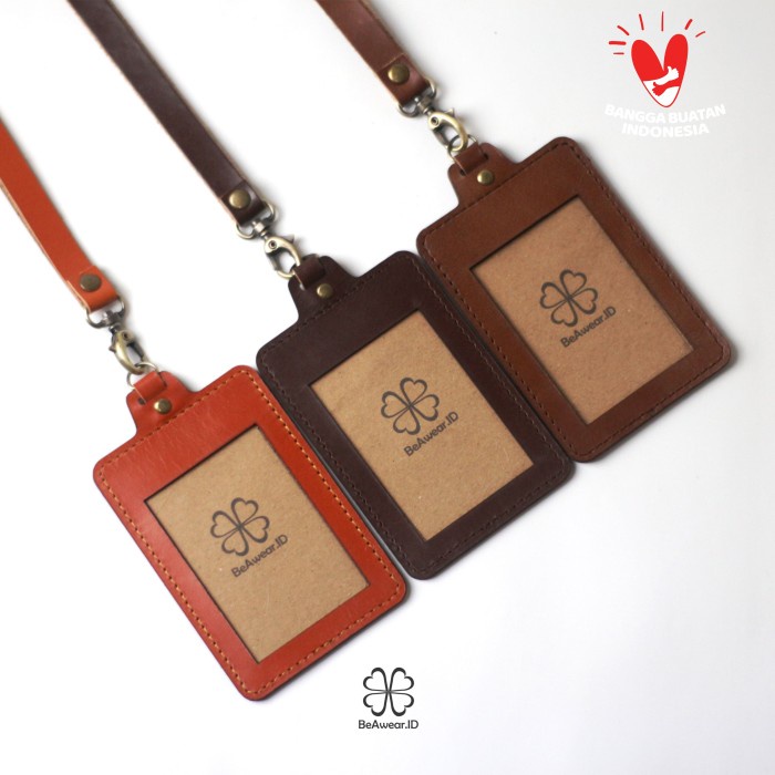 

Nikmati Id Card Holder Kulit / Name Tag Custum Logo Hemat