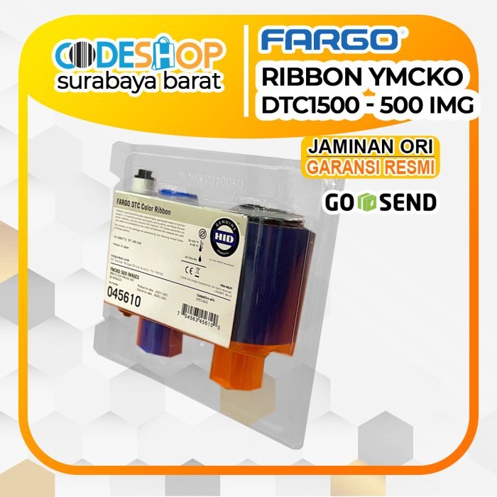 045610 / 45610 RIBBON WARNA (YMCKO) FARGO DTC1500 | DTC 1500 ISI 500IMAGES