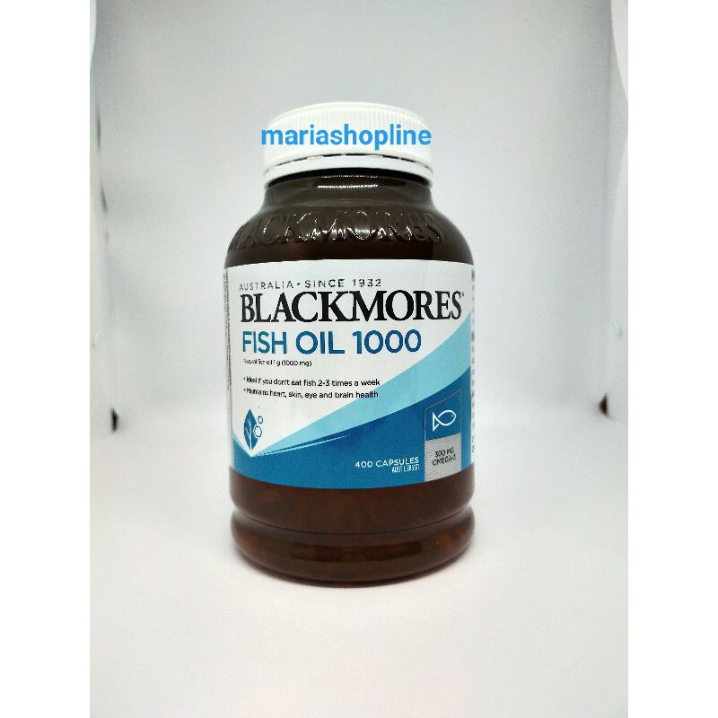 Blackmores Fish Oil 1000mg Omega 3 isi 400caps