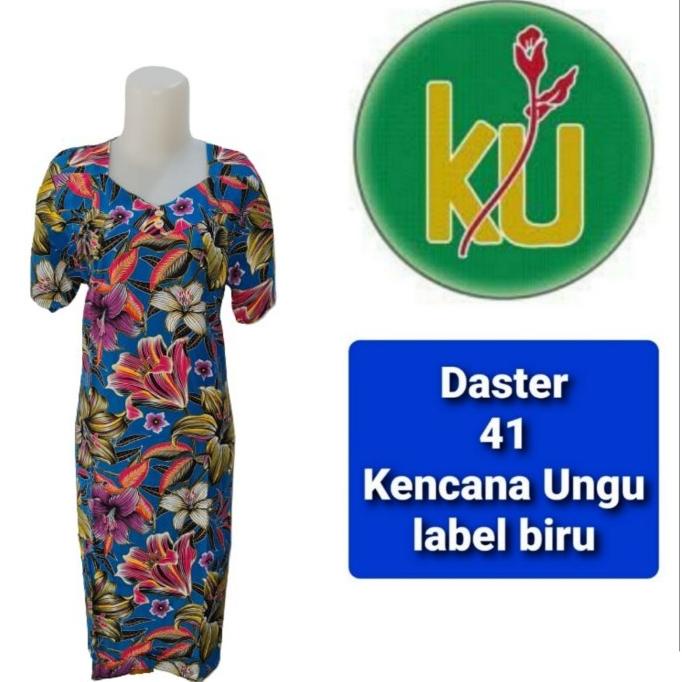Daster Kencana Ungu Label Biru 41