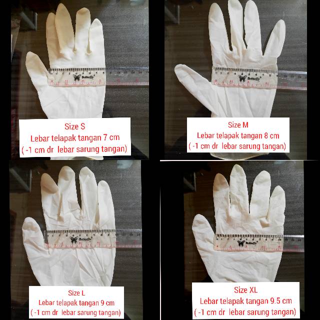 10 Pcs Sarung Tangan Karet  / Nitril Gloves, pelindung dr virus bakteri bs touch screen HP